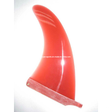 Red Glassfiber Center 10 Zoll Center Fin für Surfboard